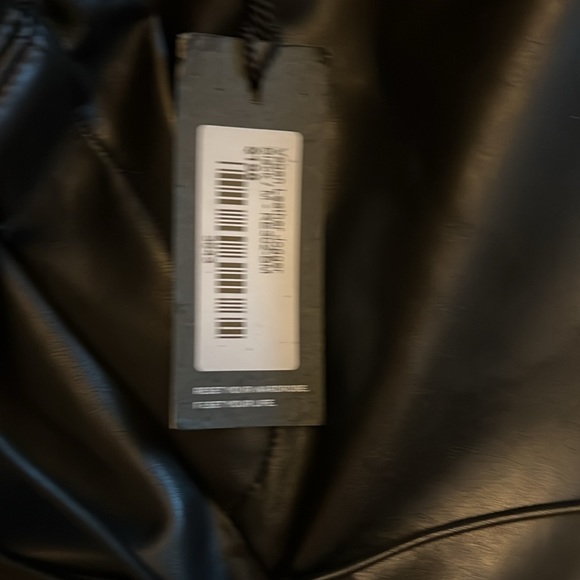 NWT Reset Vegan Leather Joggers - Picture 3 of 4